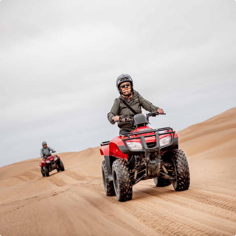 Quad biking